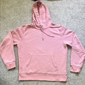 Amazon Essentials Pink Sweater with Relaxed Fit and Ribbed Cuffs